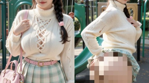 （AI重制）极品少女户外写真【60P+540MB】