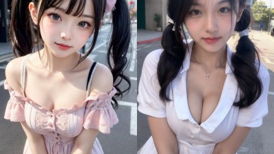 【AI咒语】双马尾美少女ai关键词免费提供学习！