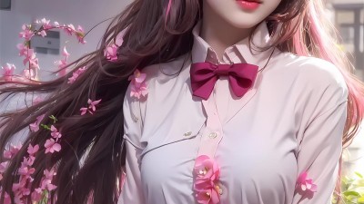 【AI绘画】花瓣蝴蝶少女【47P+350MB】