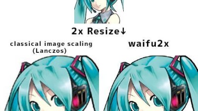 一款完全免费开源的在线图片放大工具【waifu2x】