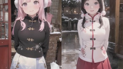 【AI绘画】动漫风格旗袍少女[55P+120MB]