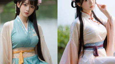 【AI绘画】古风汉服女子写真荤素搭配[75P+122MB]
