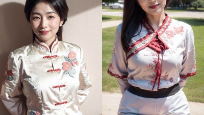 【AI关键词】分享10个不同风格的【中华刺绣风】风韵犹存的极品老阿姨ai绘画关键词[都是自己写的]