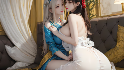 【AI绘画】GF福利汉服美女写真壁纸