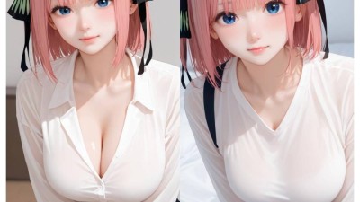 【AI绘画】可爱粉色短发少女[106P+156MB]