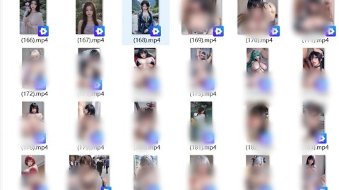 AI搞笑视频合集第一弹*NSFW【223V+565MB】