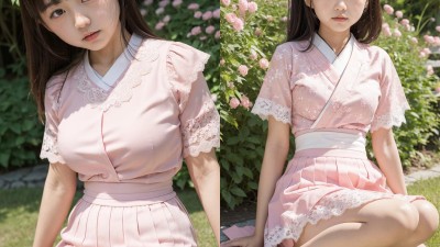 【AI绘画】草原上放羊的小女孩【108P+225MB】