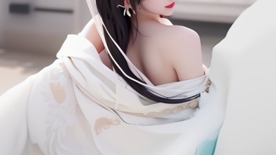 【AI绘画】白衣古风少女