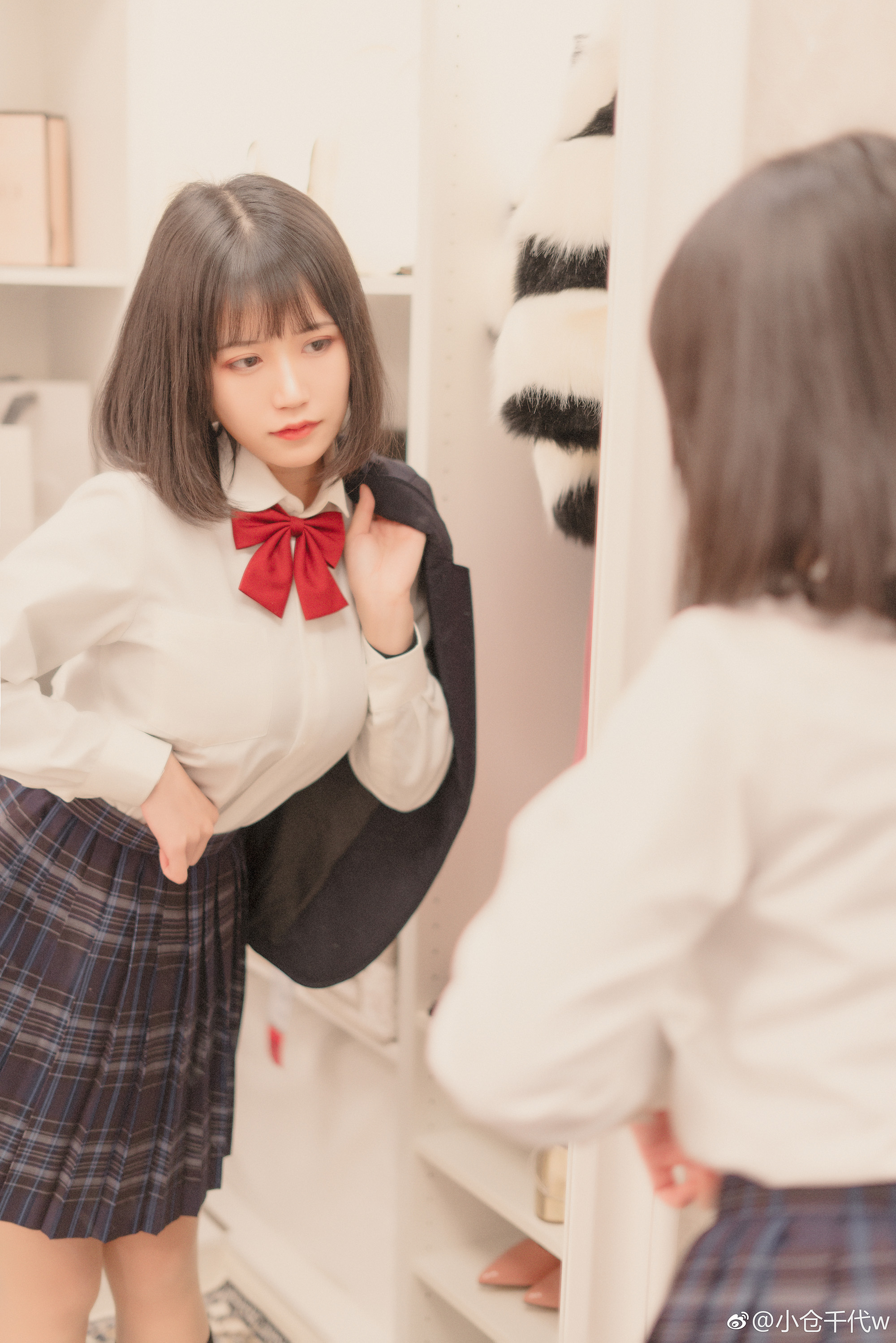 小仓千代w-JK制服高清写真壁纸