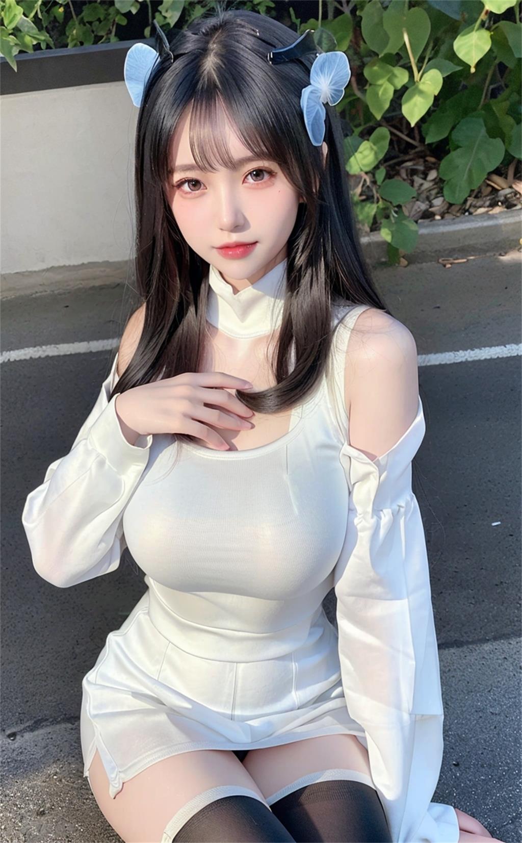 【AI绘画】网红脸美少女