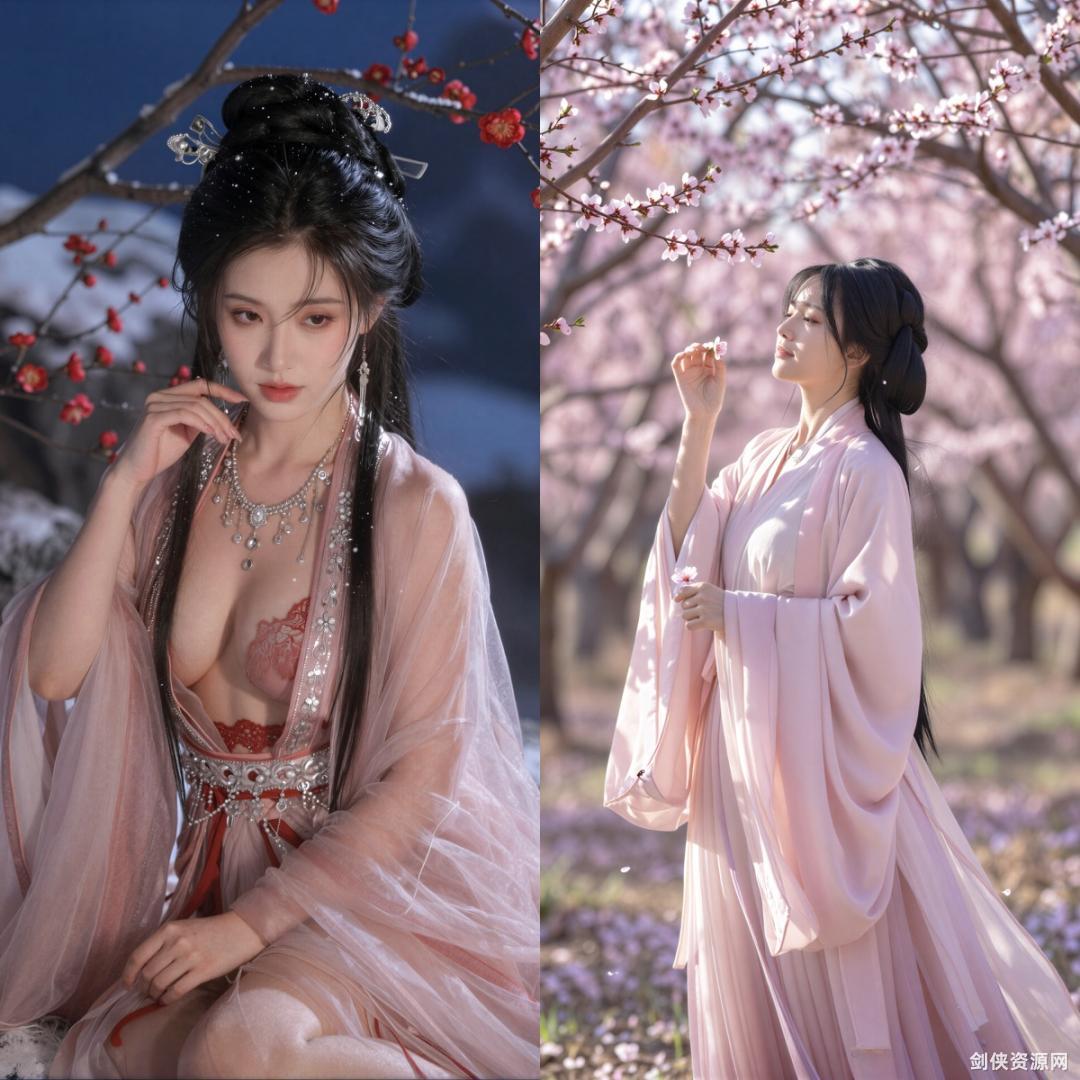 【AI重绘】古风汉服美女写真写实重制版-NSFW[113P+1GB]