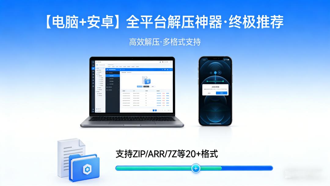 【电脑+安卓】全平台解压神器·终极推荐